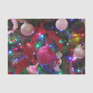 Multicolor Christmas Tree Colourful Holiday Tissue Paper