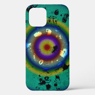 Multicolor Circled Pattern iPhone Case