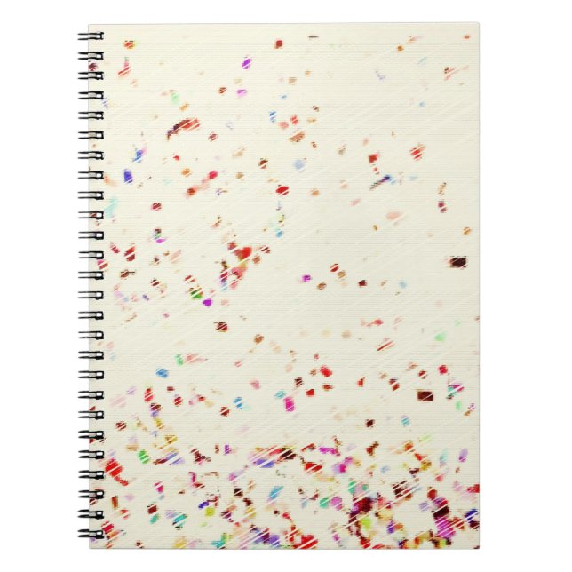 Multicolor Confetti Notebook (Front)