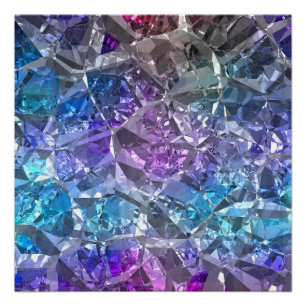 Multicolor Crystal Poster