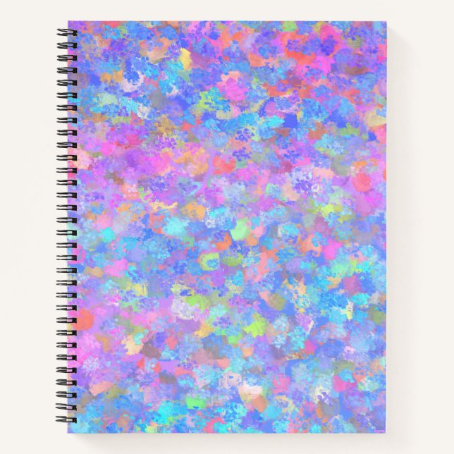 Multicolor Dot Art Notebook (Front)