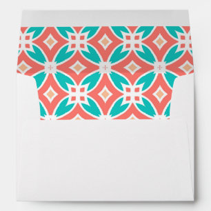 Multicolor Ethnic Pattern Envelope