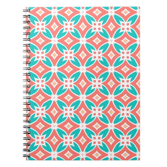 Multicolor Ethnic Pattern Notebook (Front)