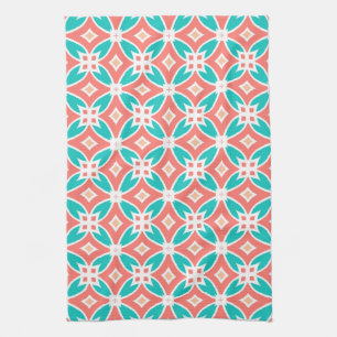 Multicolor Ethnic Pattern Tea Towel