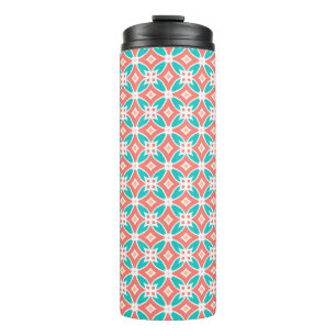 Multicolor Ethnic Pattern Thermal Tumbler