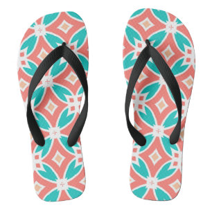 Multicolor Ethnic Pattern Thongs
