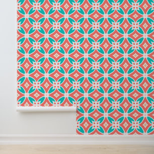 Multicolor Ethnic Pattern Wallpaper