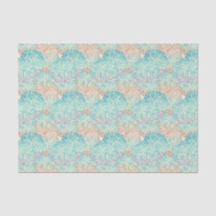 Multicolor Floral Doodle Pattern Tissue Paper
