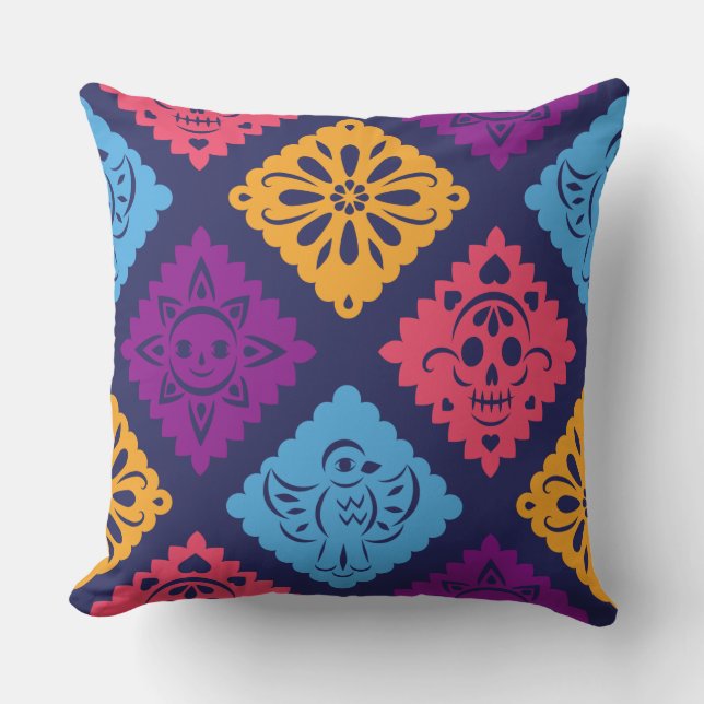 Multicolor geometric beautiful pattern  cushion (Front)