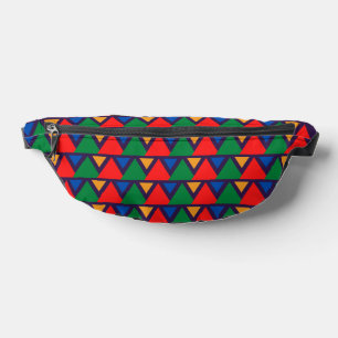Multicolor Geometric Fanny Pack