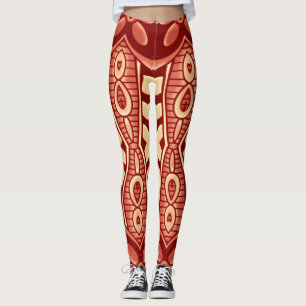 Multicolor geometric pattern "Ratti_Creative_Arts" Leggings