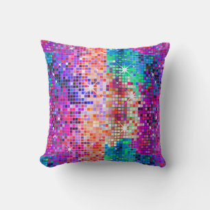 Multicolor Glitter And Sparkles 2a Cushion