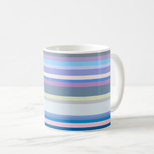 Multicolor Green/Grey/Beige/Pink/Purple/Blue Coffee Mug