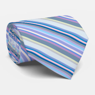 Multicolor Green/Grey/Beige/Pink/Purple/Blue Tie