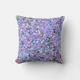 Multicolor Grit Glitter Cushion