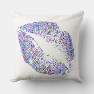 Multicolor Grit Glitter Lips #11 Cushion