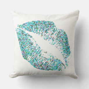 Multicolor Grit Glitter Lips #14 Cushion