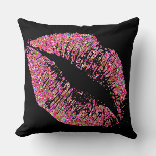 Multicolor Grit Glitter Lips #22 Cushion