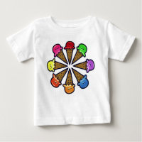 Multicolor Ice Cream Cones No. 2