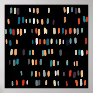 Multicolor Irregular Rectangles Poster