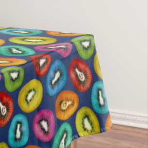 Multicolor Kiwi Pattern Tablecloth