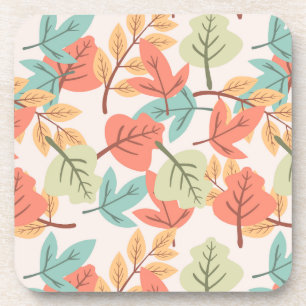 Multicolor Leaves Coaster