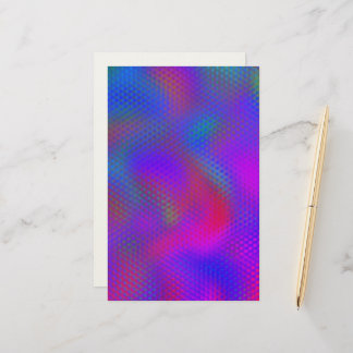 Multicolor Madness Stationary  Stationery