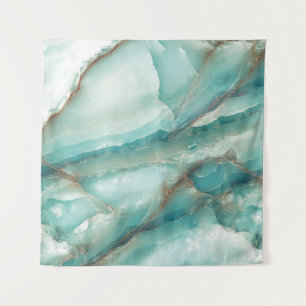 Multicolor Marble: Onyx Glass Effect. Tapestry