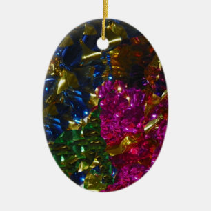 Multicolor Mix Oval Ornament