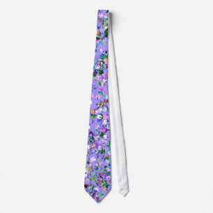 Multicolor Mosaic Modern Grit Glitter #6 Tie