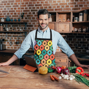 Multicolor Ogee Pattern Apron