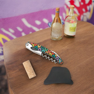 Multicolor Ogee Pattern Corkscrew