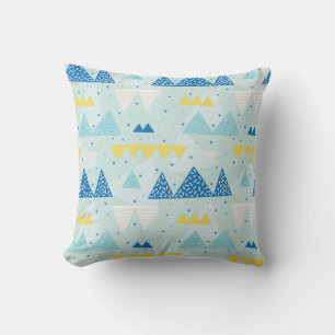 Multicolor Party: Fun Seamless Pattern. Cushion
