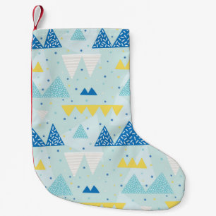Multicolor Party: Fun Seamless Pattern. Small Christmas Stocking