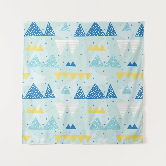 Multicolor Party: Fun Seamless Pattern. Tapestry (Front)