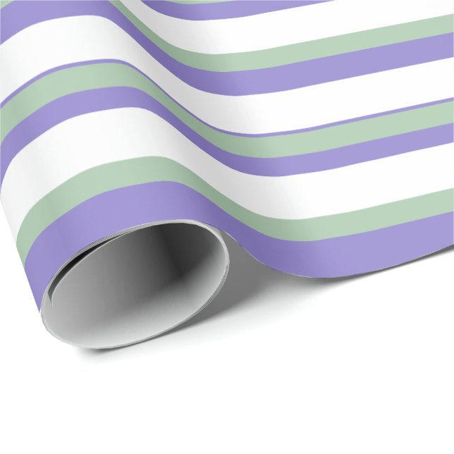 Multicolor Pastel Stripe Wrapping Paper (Roll Corner)