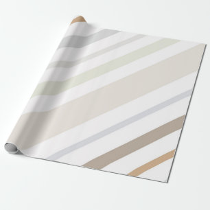 Multicolor Pastel Striped Wrapping Paper