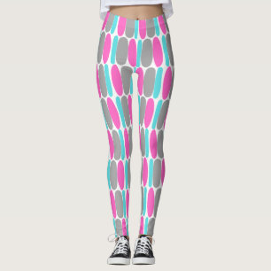 Multicolor Pattern Colourful Shapes Leggings