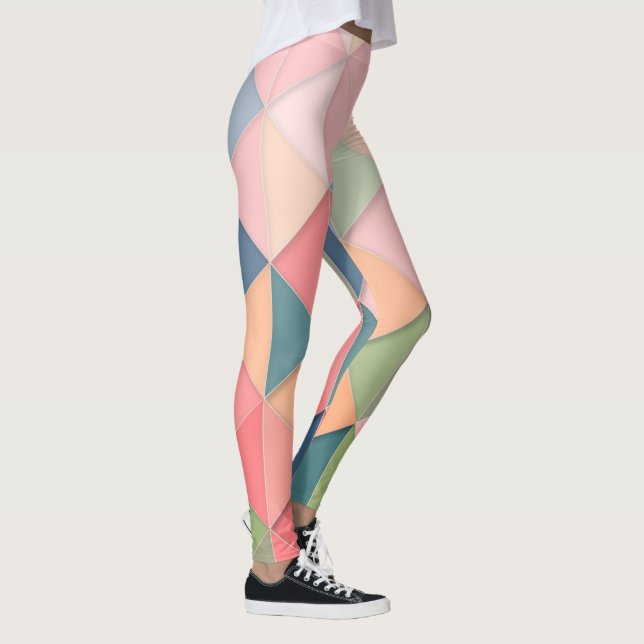 Multicolor pattern designed leggings  (Right)