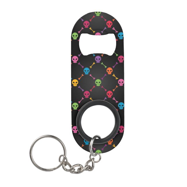 Multicolor pattern with skulls (Front)