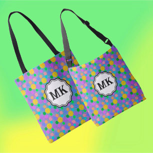 Multicolor Pickleballs Groovy Monogram Crossbody Bag