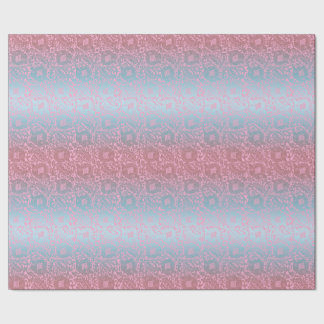 Multicolor Pink Mediaeval Unique Floral Ornament  Wrapping Paper