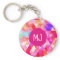 Multicolor Pink Watercolor Triangle Pattern