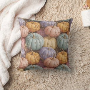 Multicolor Pumpkin Pattern Cushion