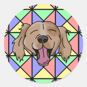 Multicolor Retriever Sticker