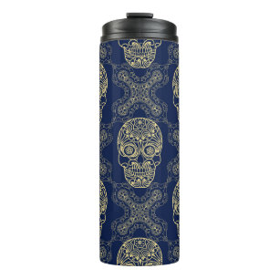 Multicolor seamless pattern. Boho style decorated Thermal Tumbler