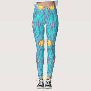 Multicolor seamless pattern "Ratti_Creative_Arts" Leggings