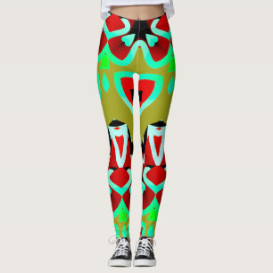 Multicolor seamless pattern "Ratti_Creative_Arts" Leggings