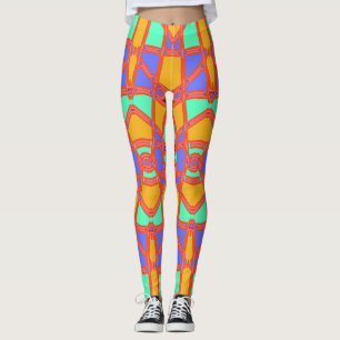 Multicolor seamless pattern "Ratti_Creative_Arts" Leggings