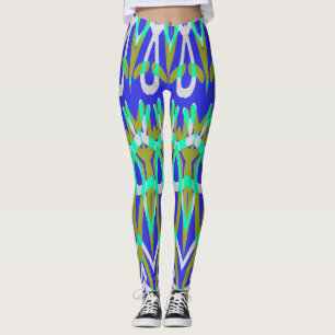 Multicolor seamless pattern "Ratti_Creative_Arts" Leggings